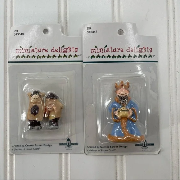 Miniature Delights Nativity Set Christmas Crafting - Picture 2 of 7